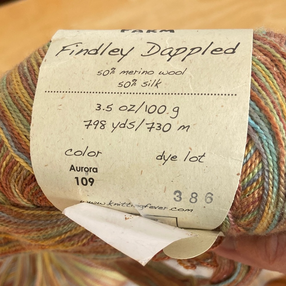 JUNIPER MOON FARM Findley Dappled - Aurora Merino/silk - Picture 2 of 8